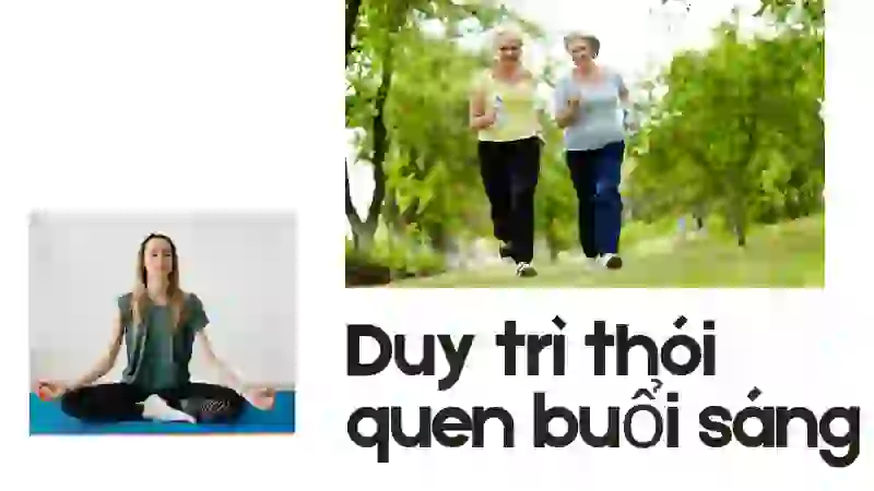 Tập thể dục nhẹ nhàng buổi sáng giúp điều hòa huyết áp hiệu quả