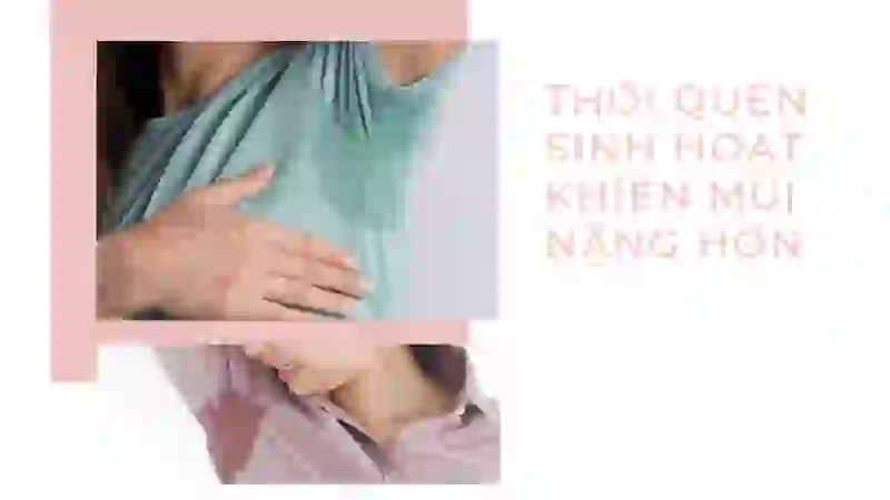 Ăn nhiều đồ cay nóng làm tăng tiết mồ hôi nách