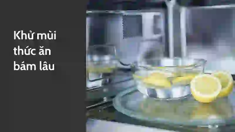Chanh tươi giúp khử mùi cho lò vi sóng bẩn nhanh chóng