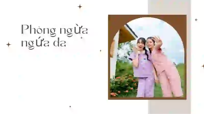 Mặc quần áo cotton thoáng mát giúp phòng ngừa ngứa da