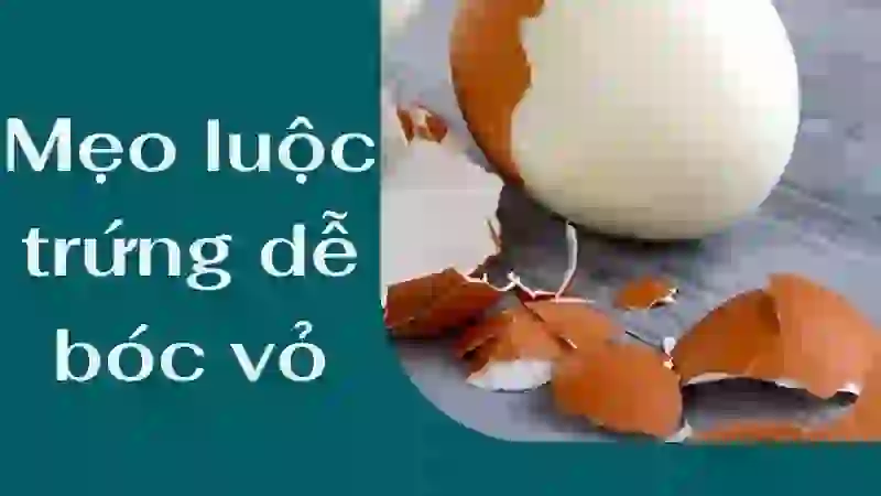 Bí quyết chọn trứng phù hợp để dễ bóc