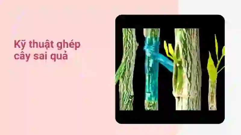 Kỹ thuật ghép cây ăn quả cho trái sai trĩu
