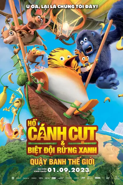 Hổ Cánh Cụt & Biệt Đội Rừng Xanh 2: Quậy Banh Thế Giới (The Jungle Bunch: Operation Meltdown)