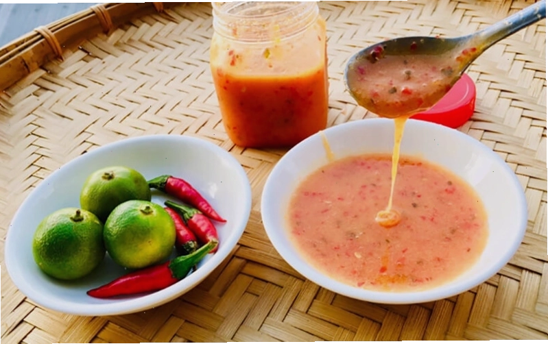 Thành phẩm muối sữa ớt đỏ hấp dẫn