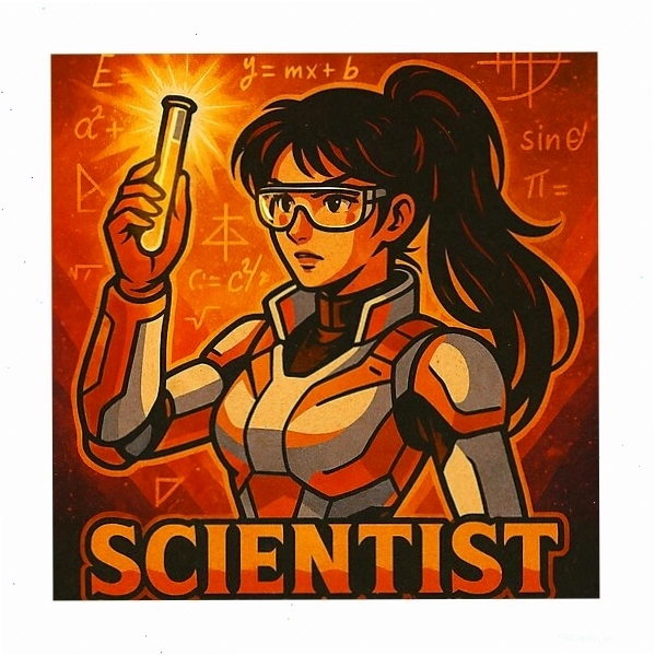 Bold Scientist Brilliant Mind artwork