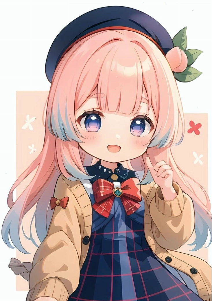 hình nền cute chibi nữ hài hòa