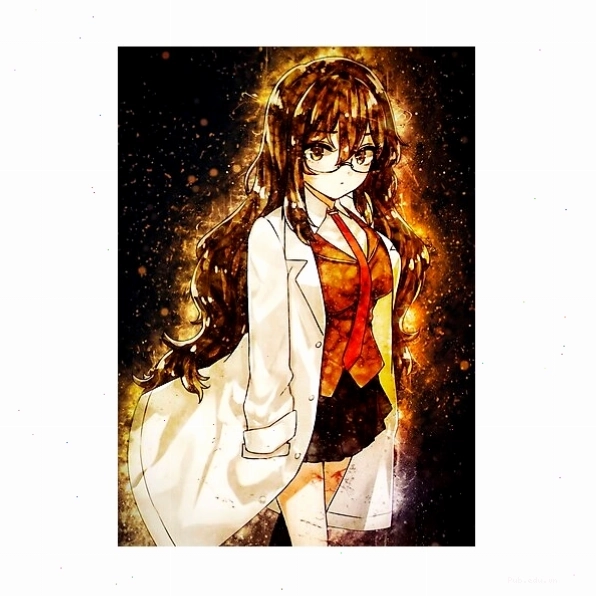 Rio Futaba with Lab Coat and Glasses